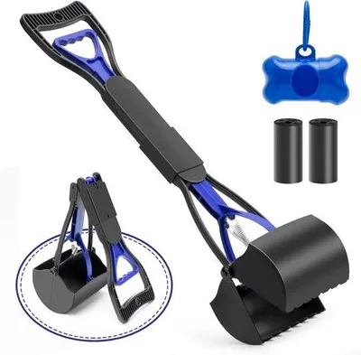 Immagine prodotto di Bastoni per gatti e cani - Impugnatura - 60 cm - Blu - Resistente - Plastica