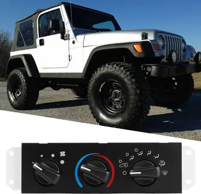 Image de Commande de climatisation/chauffage automatique avec interrupteur du moteur du ventilateur 55037473AB Convient pour Jeep Wrangler