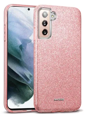 Zdjęcie produktu dla Etui na telefon komórkowy Samsung Galaxy S22 brokatowy pokrowiec ochronny TPU, różowe złoto