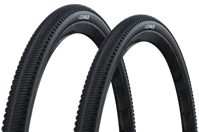 Produktbild von 2 x Schwalbe G-One Comp Drahtreifen Active K-Guard Green Compound E-25 Schwarz 35-622 (28 x 1.35") inkl. maxxi4you Reifenheber