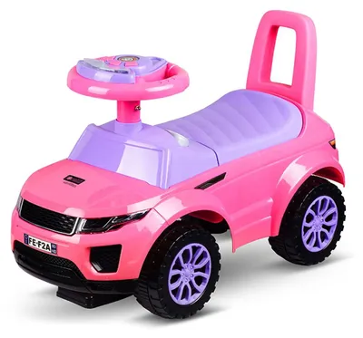 Produktbild von Lorelli Rutscher 2 in 1 Kinderauto Off Road Musikfunktion Rückenlehne ab 12 Mon. pink
