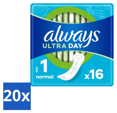 Produktbild von 20 x Always Ultra Normal Damenbinden - Vorteilspackung - 20 Stücke
