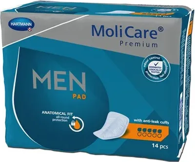 Produktbild von MoliCare® Karton Men Pad Einlagen Saugstärke 3 Tropfen