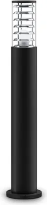 Obrázek produktu pro Hliníkový sloupek E27 IP54 79,6 cm vysoký Černá kulatá moderní venkovní lampa