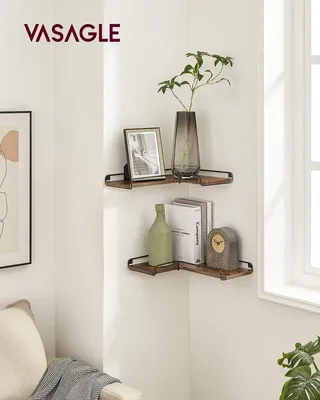 Produktbild von Famanu Eckregal Set von 2 - Wandregal im industriellen Design