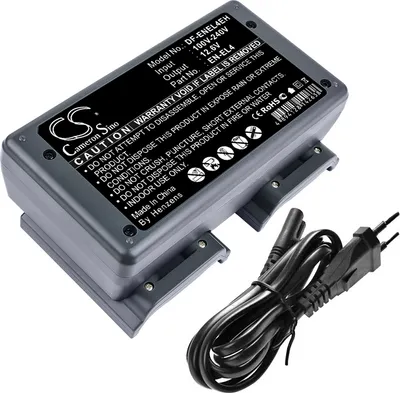 Produktbild von DF-ENEL4EH Ladegerät Kompatibel mit [NiKon] D2H, D2Hs, D2X, D2Xs, D3, D3S, D3X, F6 Ersetzt EN-EL4, EN-EL4a, EN-EL4e, MH-21, MH-22