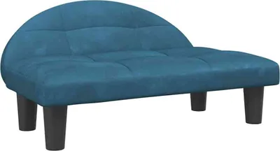 Obrázek produktu pro vidaXL Pelíšek pro psy modrý 70x52x30 cm sametový