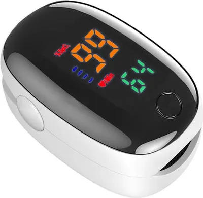 Produktbild von Nicht-invasives Finger-Pulsoximeter, Oximeter zur Sauerstoffmessung, Pulsmesser für Zuhause, Sport & Outdoor