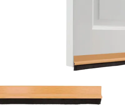Produktbild von Amig - Zugluftstopper selbstklebend | Energie sparen durch Zugluftvermeidung | Schutz vor Insekten & Staub | Einfache Installation ohne Bohren, Eiche,