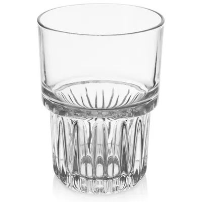Produktbild von Dickes Glas 320 ml mit geriffeltem Boden für Getränke
