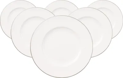 Produktbild von Villeroy & Boch Anmut Platinum No.1 Brotteller ø 16,4 cm 6er Set