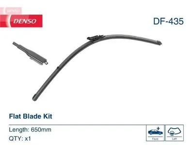 Produktbild von DENSO Scheibenwischer Set Wischerblätter Vorne für TOYOTA AYGO (PAB4, KGB4) Rahmenlos 650mm