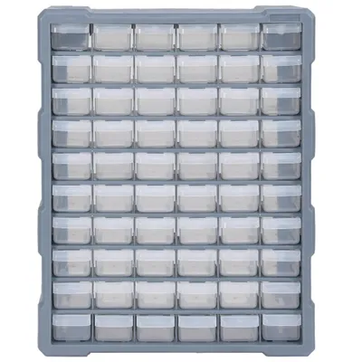 Zdjęcie produktu dla vidaXL Organizer wieloszufladowy z 60 szufladami 38x16x47,5 cm