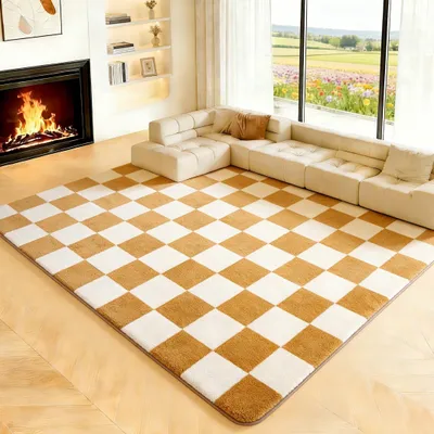 Produktbild von Weiches und Pflegeleichtes Teppich - 200 x 280 cm Diamantmuster