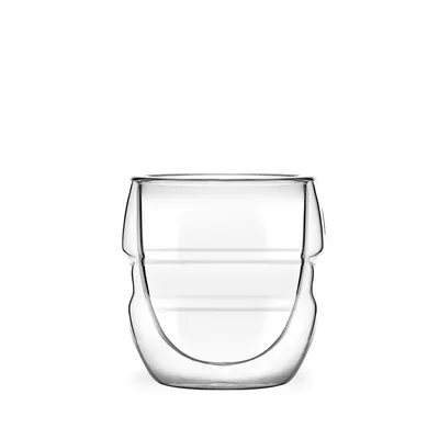 Produktbild von Becher Trinkbecher Kaffeebecher Teebecher Kaffeeglas Espressoglas Latte Espresso Set doppelwandig Thermobecher aus Glas VIALLI DESIGN 70 ml HOMLA
