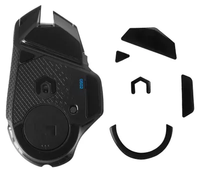 Produktbild von kwmobile Mouse Feet Sticker kompatibel mit Logitech G502 wireless Ersatz Glider - Mausfüße passgenau - Glides in Schwarz