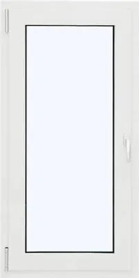 Produktbild von ARON Ternum Aluminiumfenster RAL 9016 verkehrsweiß 1 Flügelig (Dreh-Kipp) 500x1200 mm DIN Links