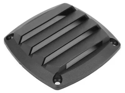Image de Grille d'aération marine de 3 pouces, cache pour conduit de ventilation, en plastique noir, pour yacht