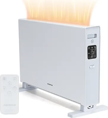 Produktbild von Aigostar - Elektroheizung energiesparend 2000W, Heizkörper mit 2 HeizstufenKonvektor, heizung mit Fernbedienung, LED Touch, 24hTimer