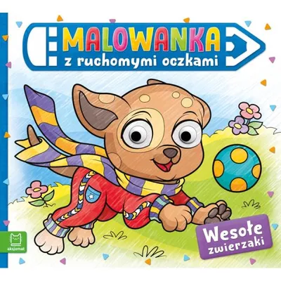 Immagine prodotto di Książka Malowanka z ruchomymi oczkami. Wesołe zwierzaki