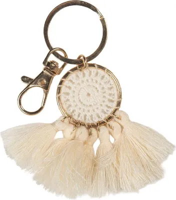 Produktbild von Juleeze JZKC0214BE Schlüsselanhänger Beige 4x1x7 cm