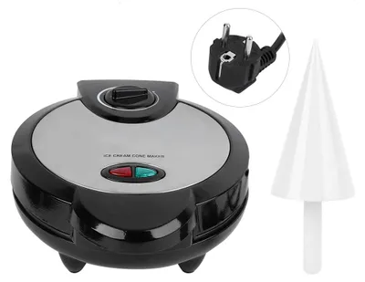 Obrázek produktu pro Elektrický přístroj na výrobu vaječných rohlíků, forma na vafle, stroj na výrobu zmrzlinových kornoutů pro domácí použití