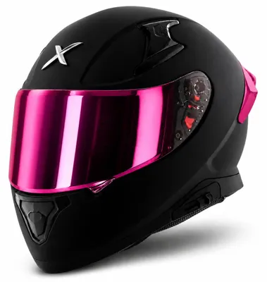 Produktbild von AXOR APEX Integralhelm + Spiegelvisier XL in blau/rosa/schwarz