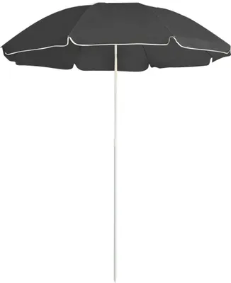 Zdjęcie produktu dla Parasol ogrodowy na stalowym słupku, antracytowy, 180 cm