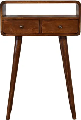 Produktbild von Artisan Furniture Massivholz Mini-Konsole in Kastanienholz