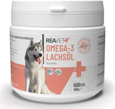 Produktbild von Omega-3 Lachsöl Kapseln 500Stk