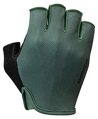 Image de Gants Shimano Airway, couleur verte, taille M. Couleur : vert, taille : M