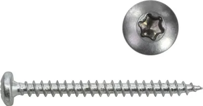 Produktbild von Panhead Schrauben Edelstahl 4x30 mm - 200 St. Vollgewinde Holzschrauben Torx A2
