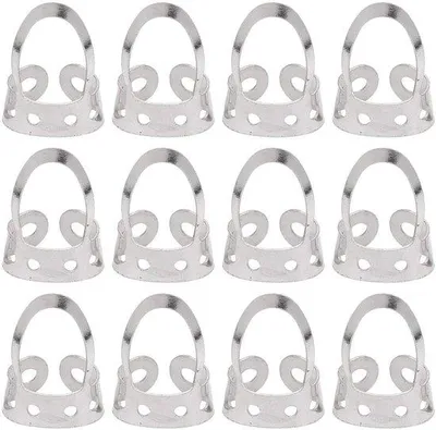 Zdjęcie produktu dla 12 sztuk kostek do gitary - regulowane - ze stali nierdzewnej - do gitary, banjo, ukulele - narzędzie do strun - kompaktowe opakowanie 8,5 x 5,5 x 2,5 cm