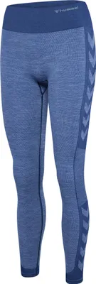 Produktbild von Hummel Hmlmt Shine Seamless Mw Tights - blue indigo melange, Größe:S