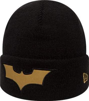 Produktbild von New Era Batman Character Knit Black Gold Child Beanie Beany Wool Hat Kind