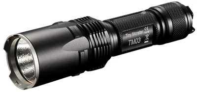 Productafbeelding van Nitecore TM03, Zaklamp, Zwart, LED, 1 lamp, 2800 lumen, 21000 candela