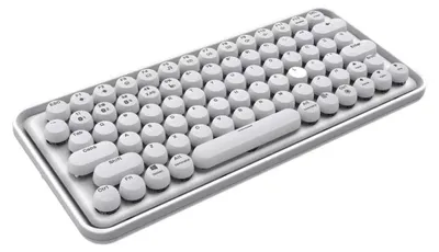 Obrázek produktu pro Bezdrátová mechanická klávesnice Ralemo, Bluetooth, 2400 MHz, bílá