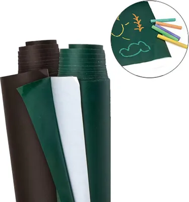 Zdjęcie produktu dla Rolka kleju do tablic kredowych 45x200 cm do kredy w kolorze zielonym