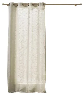 Obrázek produktu pro Záclona na kroužcích NEMO LIN, 140 x 260 cm, efekt lnu
