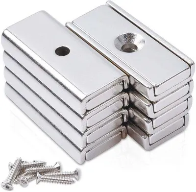 Produktbild von Neodym-Magneten - 8 Stück 30 x 135 x 5 mm - Für Potmagnet mit Magnetverschluss