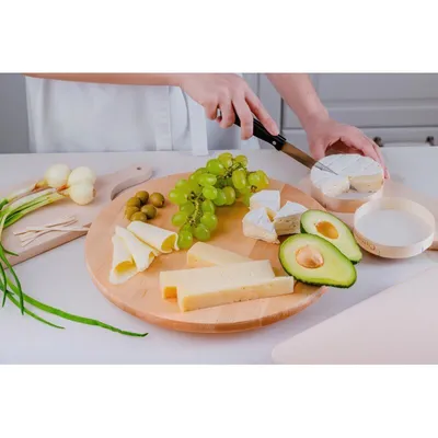 Zdjęcie produktu dla Okrągła taca do serwowania, drewniana, Ø 40 cm