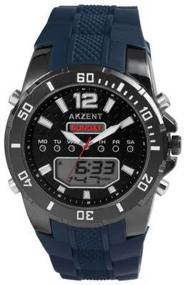 Image de Montre pour homme, bracelet en silicone, couleur argentée, étanche jusqu'à 3 ATM