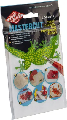 Produktbild von Essdee MasterCut Druckschnitzblöcke, 150 x 100 x 4 mm, (2er-Pack)