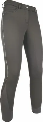 Produktbild von HKM Damen Softshell Reithose Emperor anthrazit Silikon Vollbesatz, Größe:38