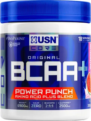 Produktbild von USN BCAA Power Punch (400g) Watermelon - Aminosäuren - BCAA