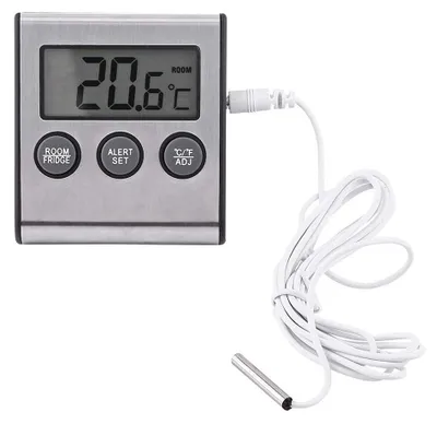 Digitales Kühlschrankthermometer mit Drahtsensor, -50 bis 70 °C