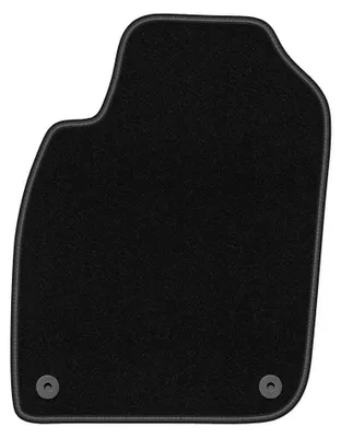 Obrázek produktu pro Velurový kobereček řidiče pro: Audi A6 C5 FL 2001-2004 (sedan/kombi) – 1 ks, černý, na míru – Wielganizator BASIC