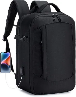 Obrázek produktu pro Cestovní taška 40 x 20 x 25 cm, černá, taška na notebook 15,6 palců
