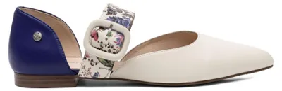 Produktbild von Pumps K743805001 D'Orsay aus Naturleder in Beige Violett mit spitzer Zehenpartie