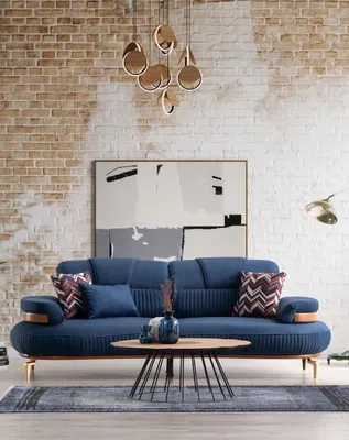 Zdjęcie produktu dla Wygodna sofa 3-osobowa Nowoczesny design Stylowa i przytulna sofa do salonu